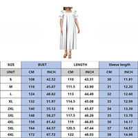 Nouvelle Robe Midi Femme Mumu à Manches Bouffantes, Motif Ethnique Tribal Yap, Vente en Gros Usine, Idéale pour les Vacances, Style Micronésien