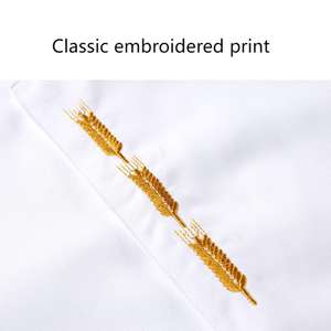 Camisa de chef de manga corta personalizable a granel con espalda de malla transpirable OEM/ODM uniforme de cocina para el personal del hotel - Product Image 4