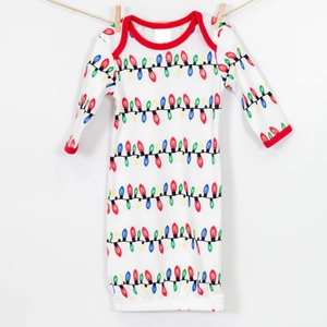 Conjuntos de Ropa de Punto Estampada de Manga Corta para Bebés Unisex, Pijamas de Una Pieza, Sacos de Dormir para Verano con Cierre de Botones - Product Image 1