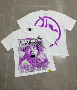 เสื้อยืดลายพิมพ์คลาสสิกคุณภาพสูง แบรนด์ดัง สแกนได้ ลายน้ำเชื่อมแก้ไอเยอะมาก สำหรับผู้ชาย แขนสั้น - Product Image 6