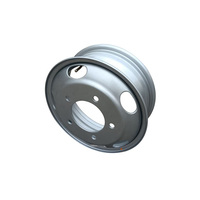Jantes de remorque personnalisées en usine, jantes de camion légères sans chambre à air de 16 pouces, jantes en acier 5.5x16, jantes 16x5.5 pour pneus 7.50R16