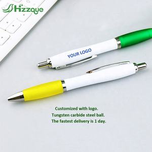 Üretici özel Logo baskılı plastik tükenmez kalem 1.0mm özel Logo ile spor vücut tipi promosyon reklam kalem - Product Image 2