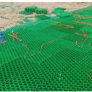 Dalles en plastique recyclé PP, grille alvéolaire pour <span class=keywords><strong>gravier</strong></span>, pavage <span class=keywords><strong>de</strong></span> voies d'accès, aménagement paysager, grille alvéolaire - Product Image 3