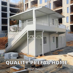 Trung Quốc đúc sẵn khung thép mạ kẽm cabin văn phòng sống nhà với bảng điều khiển bánh sandwich cho cuộc sống đô thị - Product Image 2