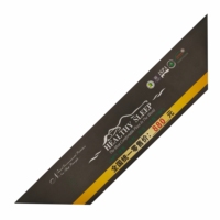 Étiquette de matelas rectangulaire en PVC, emballage écologique, étiquette personnalisée avec logo, étiquette en tissu imprimée