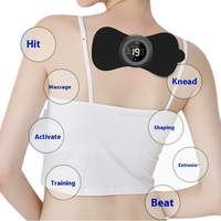 Masseur cervical à impulsions et pétrissage CE ROHS UKCA EM, chauffe-corps relaxant en ABS, coussinet chauffant relaxant pour le corps