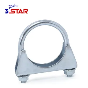 U Type Galvanized Stainless Steel Metal Hose Clamp Saddle Pipe Clamp U Type Clamp