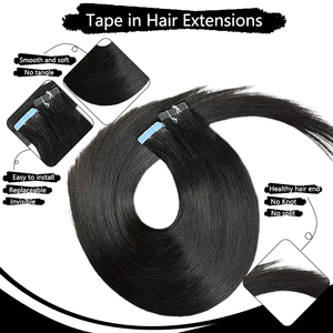 เครื่องยืด<span class=keywords><strong>ผม</strong></span>แบบเส้นผมสำหรับผู้หญิงเทปธรรมดาที่มองไม่เห็นแข็งแรงผ้าทอคู่ - Product Image 3