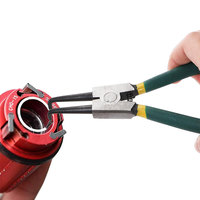 Ensemble de 4 pinces à anneaux élastiques, pinces à anneaux élastiques internes et externes, pinces à circlips, pinces à circlips de qualité industrielle