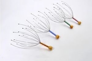 Masajeador de Cabeza Manual de Alta Calidad <span class=keywords><strong>2026</strong></span>, Masajeador de Cuero Cabelludo de Metal para Aliviar el Estrés - Product Image 2