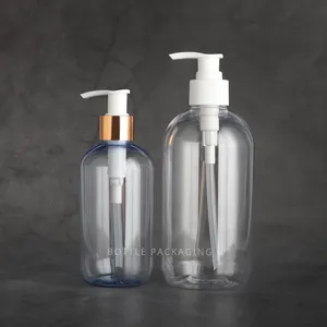 Botol sampo Pompa kulit, Losion kosmetik untuk perjalanan hewan peliharaan, plastik 250ml 500ml