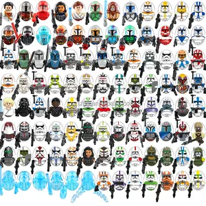 X0350 Bintang Clone Trooper Warsly Captain Inversi Alpha Mini Blok Gambar Anak-anak Mengumpulkan Bangunan Plastik KidsToys Hadiah Juguete