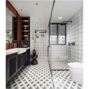 Meuble de salle de bain sur mesure pour hôtel, lavabo en bois flottant rose, ensemble nordique, meuble de toilette pour hôtel, lavabo de salle de bain - Product Image 5