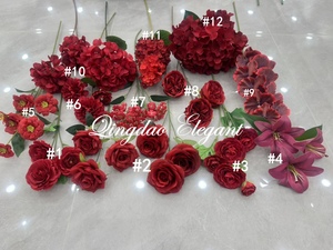 Flor mixta <span class=keywords><strong>de</strong></span> tacto Real Artificial <span class=keywords><strong>de</strong></span> alta calidad para mesa <span class=keywords><strong>de</strong></span> fiesta, pieza central, decoración <span class=keywords><strong>de</strong></span> boda para el hogar, naranja, superventas <span class=keywords><strong>de</strong></span> - Product Image 5