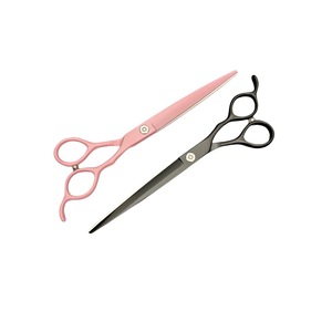 กรรไกรตัดขนสัตว์เลี้ยง 440C ขนาด 7 นิ้ว สแตนเลสเคลือบสีดำ สำหรับตัดขนสุนัข - Product Image 5