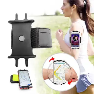 Pulseira de apoio para celular para iPhone Running, braçadeira esportiva universal de 4,5 a 6,5 polegadas para Samsung, bolsa de braço para academia de ciclismo para Huawei