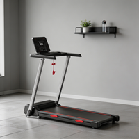 Caminadora Eléctrica Plegable con Capacidad de Peso Máxima de 120 kg, Inclinación Eléctrica para Gimnasio en Casa