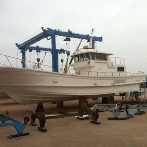 13.98m big fiberglass cabin fishing boat with inboard