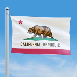Wholesale 3x5FT 100% Polyester Custom Premium Fabric Digital Printing California <b>Flags</b> With 2 Metal Grommets - Product Image 5