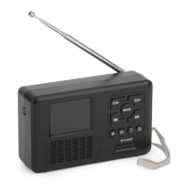 Portable Wireless  DAB+/DAB/FM Radio USB/MP3 Player Plastic Material Digital Display AM Band Featuring Display Screen
