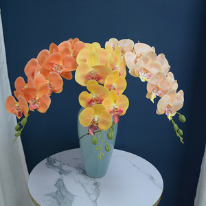 Orquídeas Artificiales al por Mayor <span class=keywords><strong>de</strong></span> Fábrica, Flores Impresas en 3D con Tacto Real <span class=keywords><strong>de</strong></span> Látex, Decoración para Bodas, Hogar y Jardín - Product Image 5