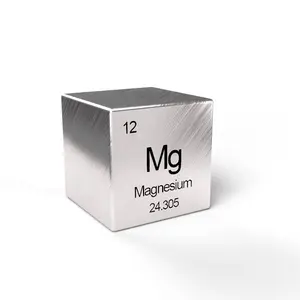 Eleman koleksiyonu için yüksek puritu 99.99% magnezyum küp Mg metal küp