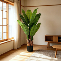 Bestseller Hochzeitsdekoration Künstlicher Bananenbaum Umweltfreundlicher Kunstbaum für Weihnachten, Neujahr, Feiertage, Geburtstage und Veranstaltungsdekoration