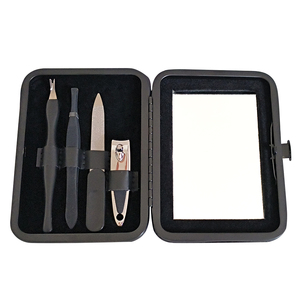 Chất lượng làm móng tay và móng chân công cụ Kit thiết lập trong màu đen gương trường hợp - Product Image 5