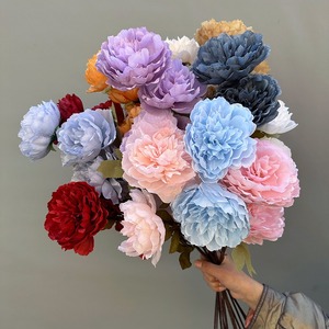 Vente en Gros de Fleurs Artificielles Plantes Real Touch Bouquet Arrangements Floraux en Soie Faux <span class=keywords><strong>Delphinium</strong></span> Fleur <span class=keywords><strong>Plante</strong></span> Pour la Fête de Mariage - Product Image 1