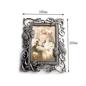 Cadre photo rectangulaire en métal à sublimation, motif papillon, libellule, fleur et vigne, haute qualité, vente en gros - Product Image 4