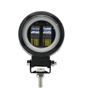 Motorfiets Koplamp 20W Hoge Helderheid Led Verlichting Wit Diafragma Hoek Ogen Voor Motorfiets Voor Led Koplamp