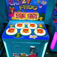 Machine de jeu d'arcade de haute qualité à monnayeur, jeu de frappe de grenouille à marteau