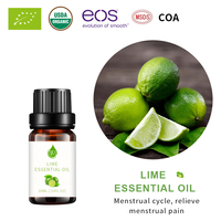Huile Essentielle de Citron Vert Kaffir de Qualité Cosmétique, Huile Parfumée Pure au Citron Vert, Ingrédients Naturels - Meilleures Ventes