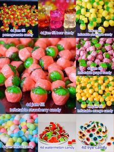 Confiserie pour enfants 4D formes bonbons gommeux confiserie douce saveur de fruits gommeux rempli de saveur de fruits confiture gelée bonbons gommeux - Product Image 5