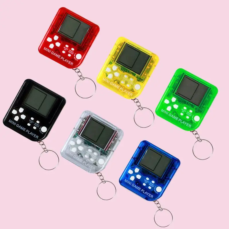 Карманная мини игровая консоль, игрушечная игровая консоль, ностальгическая Классическая игровая консоль, подарок, брелок