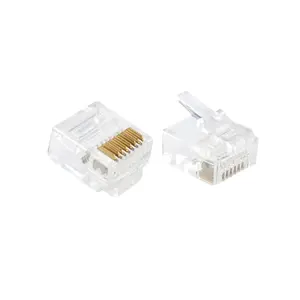 1000 unids/bolsa conector Ethernet RJ45 MINI enchufe Modular