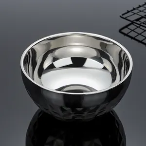 Soup Serving Use Double Wall 18/10 Stainless Steel Heat Resistant Bowls