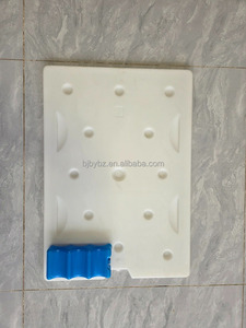 Kunststoff Eisblock Wieder verwendbare Gel Mini Packs Hdpe Low Liter 2 Stunden Box Friendly Custom Circle Versand L Kunststoff Eisblock - Product Image 2