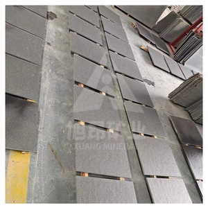 Plaque de granit noir marbre de bonne qualité avec garantie d'un an et finition de <span class=keywords><strong>surface</strong></span> flammée - Product Image 5