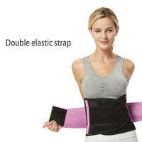 Ceinture de sudation amincissante unisexe réglable en néoprène avec soutien dorsal, contrôle abdominal et protection des paumes pour adulte