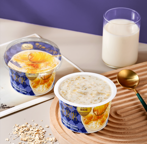 Congee instantané au <span class=keywords><strong>lait</strong></span> d'avoine et à la vessie <span class=keywords><strong>de</strong></span> poisson, riche <span class=keywords><strong>en</strong></span> protéines, faible <span class=keywords><strong>en</strong></span> matières grasses, sans conservateurs, au goût sucré, boîte <span class=keywords><strong>de</strong></span> 200 g, gobelets pour adultes et enfants - Product Image 6