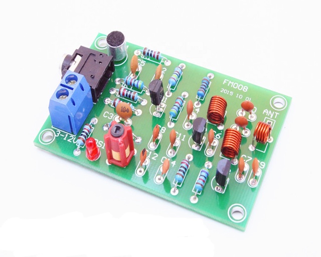 Taidacent 76-110MHZ 3V to 12V Long Range Wireless FM Radio Transmitter Circuit MP3 Audio FM Transmitter Module