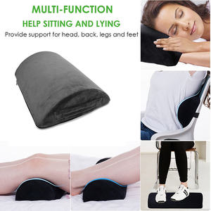 Seyahat uçak Footrest kamp bacak masası ayarlanabilir yükseklik PVC destek organik basınç tahliye saf meditasyon yastık - Product Image 6