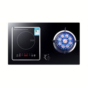 Fornello a <span class=keywords><strong>Gas</strong></span> ed Elettrico a Doppio Bruciatore Integrato, Piano Cottura a Induzione a Risparmio Energetico, Elettrodomestico da Cucina ad Alta Efficienza, Personalizzabile OEM - Product Image 1