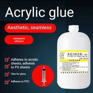 <span class=keywords><strong>Colle</strong></span> acrylique spéciale haute résistance transparente 500g/1kg pour projets DIY, collage plastique ABS, séchage rapide en 30s, adhésif durable - Product Image 2