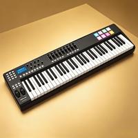 WORLDE Mini II PANDA49 MIDI Controller, 49 Keys Portable USB MIDI Keyboard Controller, Electronic Musical Instrument