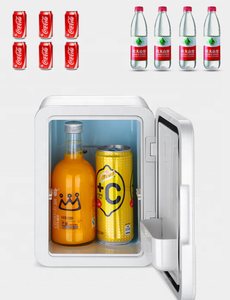 4L Marble Color 12V/220V 110V Portable Outdoor Glass Door Electric <strong>Cosmetics</strong> <strong>Fridge</strong> with Low Noise - Product Image 5