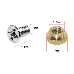 Pinzas de cerámica, tornillos y tuercas de fábrica, tornillos pequeños de cobre, pinzas con cabezal reemplazable, tornillos, tuercas de acero inoxidable - Product Image 2