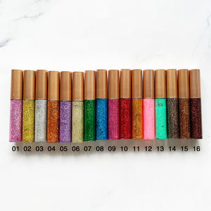 Высококачественные водонепроницаемые неоновые блестящие жидкие тени для век карандаши для глаз стойкие веганские мерцания на минеральной основе штамп для макияжа - Product Image 3