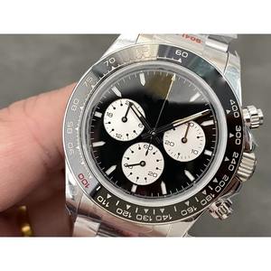 Montre mécanique Drioshipping avec bracelet en acier, mouvement 4132MAX, fond ajouré, fonction jour, bracelet en acier inoxydable, verre en alliage - Product Image 3